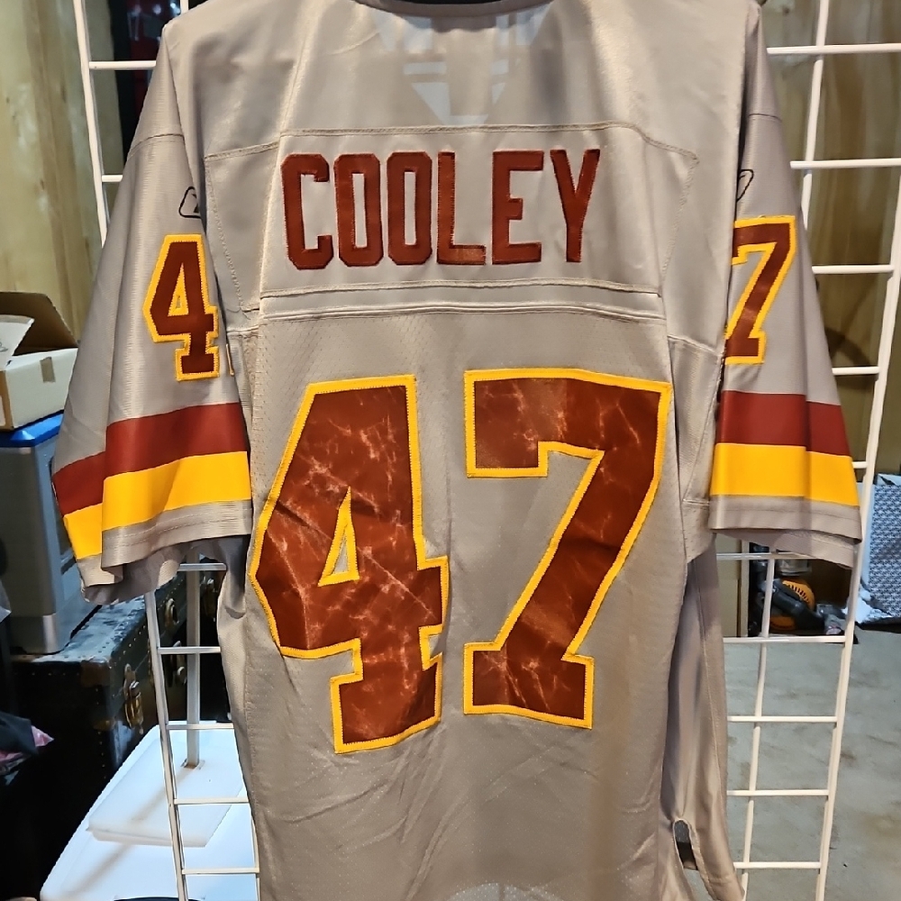 Chris Cooley REDSKINS Team Gray and Burgundy Men's JERSEY - Picture 5 of 7